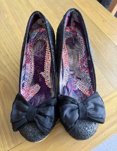 Irregular choice black - choice, glitter
