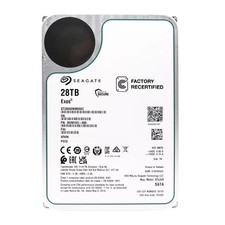 Seagate ST28000NM000C 28TB EXOS LFF 3.5in SATA 6G 7.2K HDD Factory Recertified