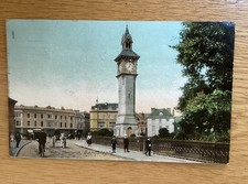 Edwardian Postcard Of The Albert Memorial Barnstaple