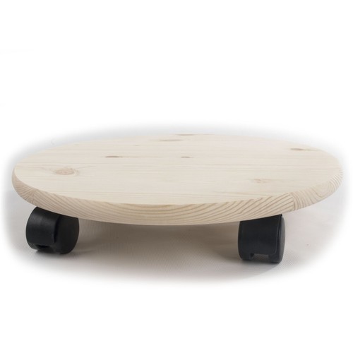 Round wooden pot - pot, mover