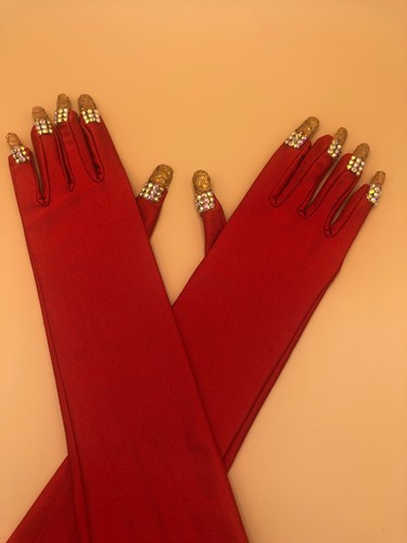 Drag queen nail gloves