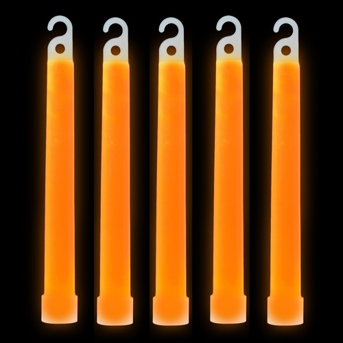 Orange jumbo glow sticks - glow,