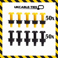 100Pcs Nylon Plastic Number