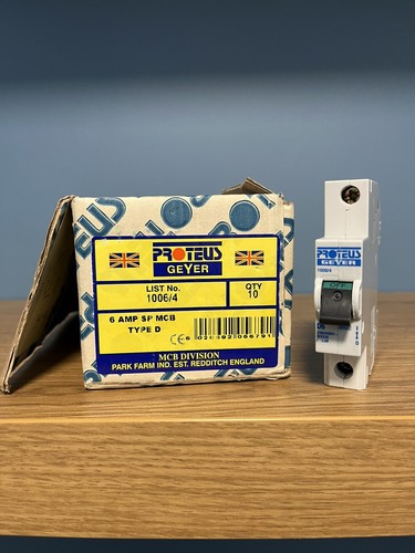 Proteus geyer 6amp single pole - geyer,