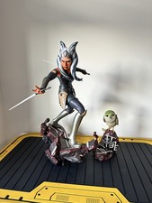 Ahsoka Tano - Sideshow premium format statue W/ Morai - Star Wars Rebels
