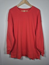 Lululemon Perfectly Oversized Sweatshirt Jumper Carnation Red Ladies Size 14 UK