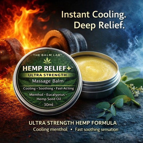 Hemp oil balm pain relief - oil,