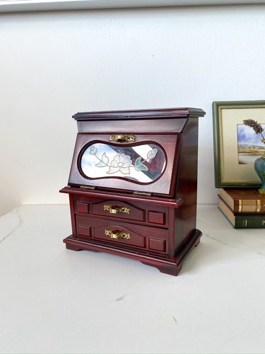 Vintage writing bureau desk - vintage,