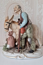 porcelain figurine (OLD MAN WITH DONKEY)