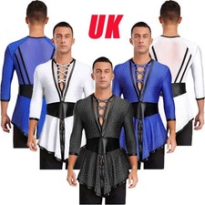 UK Men Rumba Dance Shirts
