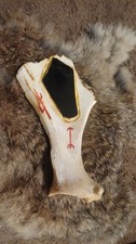 Bone scrying mirror witch - bone,