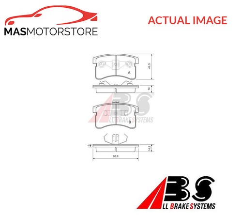 Brake pads set - braking, pad
