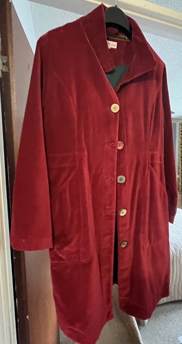 Mistral red velvet coat - mistral, size