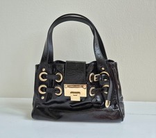 Jimmy Choo Ramona Black Patent Handbag 