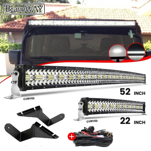 Curved 22 led light - curved,
