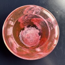 Small Kosta Boda Swirl Pattern Art Glass Bowl Dish 4.5 Inches Diameter