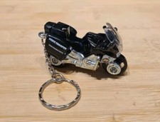 1/64 DIECAST MODEL KEYCHAIN KEYRING BMW R1200 RT-P STATE TROOPER TEXAS 