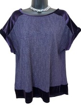 OASIS M/12 Purple velvet short