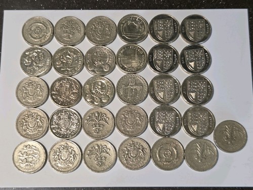 Circulated old round one - round, pound