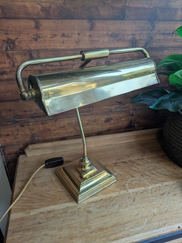Vintage brass piano - brass, lamp