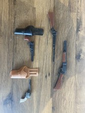 Vintage Lead Toy Guns Action