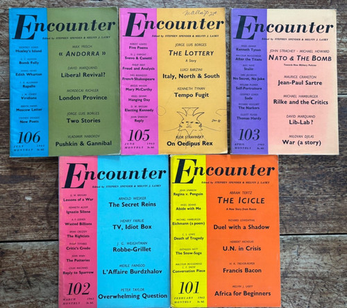 Encounter literary journal - x,