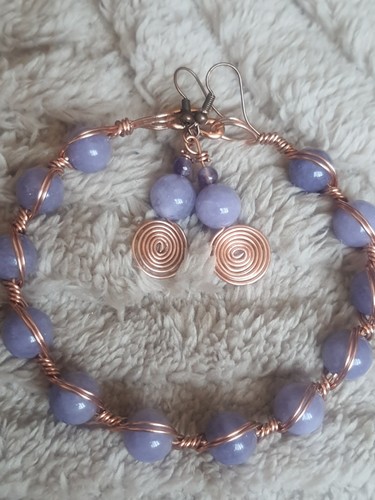 Handmade copper and natural - and,