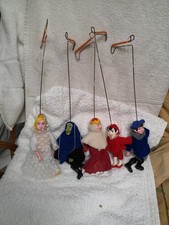 5 Tvar Lipova marionettes. king, prince, princess, wittch, jester