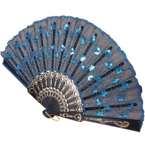 Elegant oriental handheld fan - oriental,