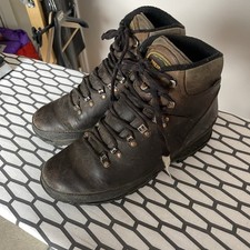 Meindl Gortex Boots Mens UK9 10 Brown Vibram Sole Lace Up Outdoor Hiking Walking