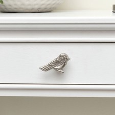 Silver Bird Drawer Knob handle