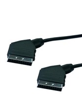 1.5m 21 Pin Male to Male Scart