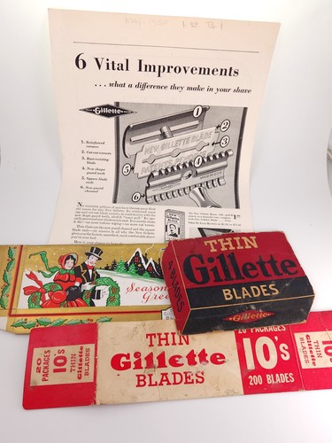 Vintage 1930 1940 - , gillette