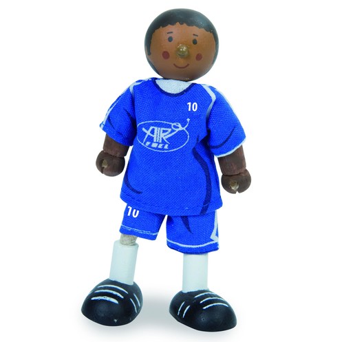 Blue footballer no10 sport - footballer,
