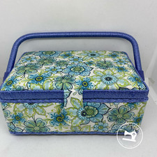 Rectangular Sewing Box Flora