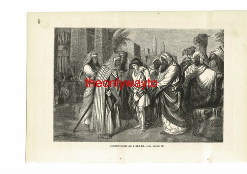 Joseph sold slave - joseph,