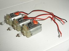 Scalextric - 3x Mabuchi Motor, Pinion and Wires