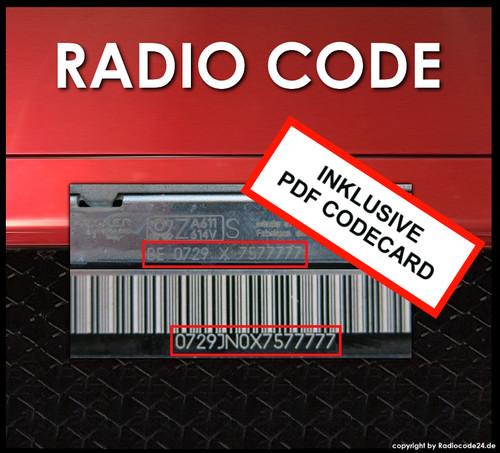 Radio code suitable for - code,