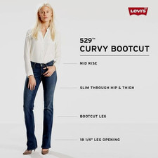 Levi's 529 curv Bootcut Jeans