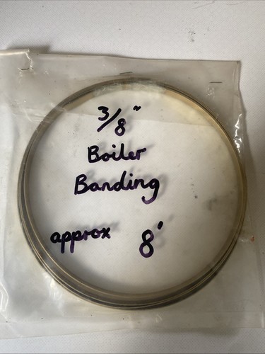 Brass boiler banding - banding, 3/8”
