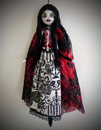 Handmade gothic doll macarb - handmade,,