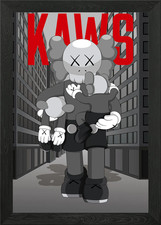 Kaws Framed Wall Art Poster