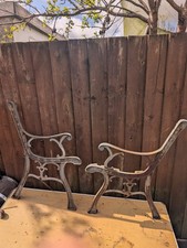 Cast Iron Bench Ends  (Lot 11)