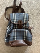 Blue Burberry Backpack