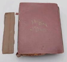 Vintage Full Postcard Album Old Postcards/Embroidered Cards (W31)