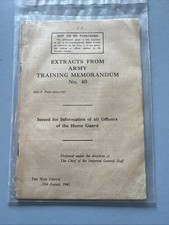 WW2 Home Guard Training