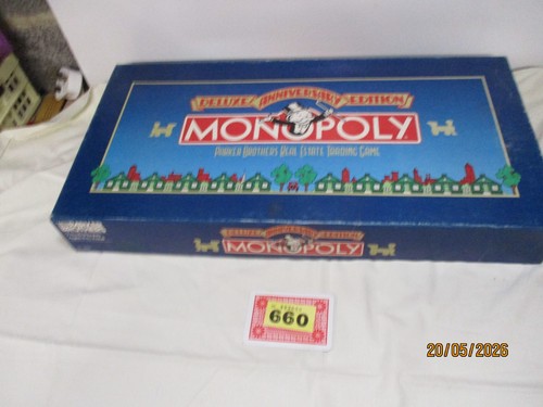 Vintage 1985 monopoly deluxe - 1985,