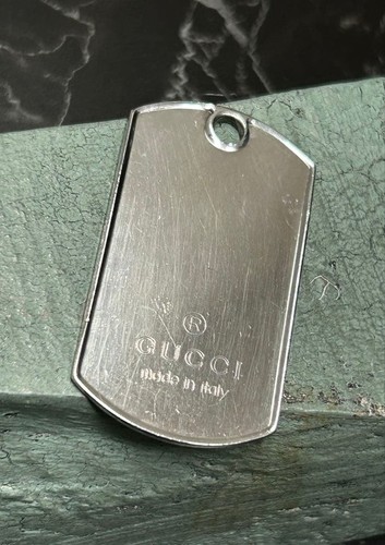 Gucci dog tag pendant top - gucci,
