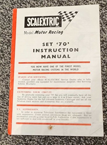Scalextric 1960s set - scalextric,
