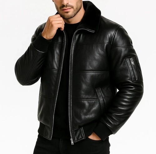 New men genuine black - new,